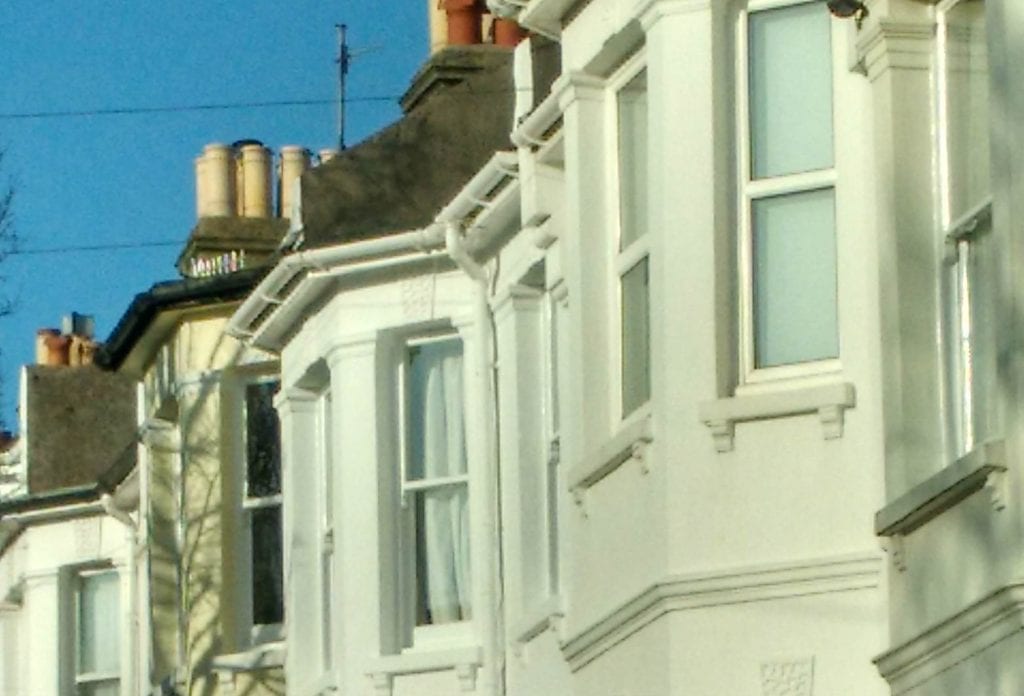 Terraced houses in Brighton